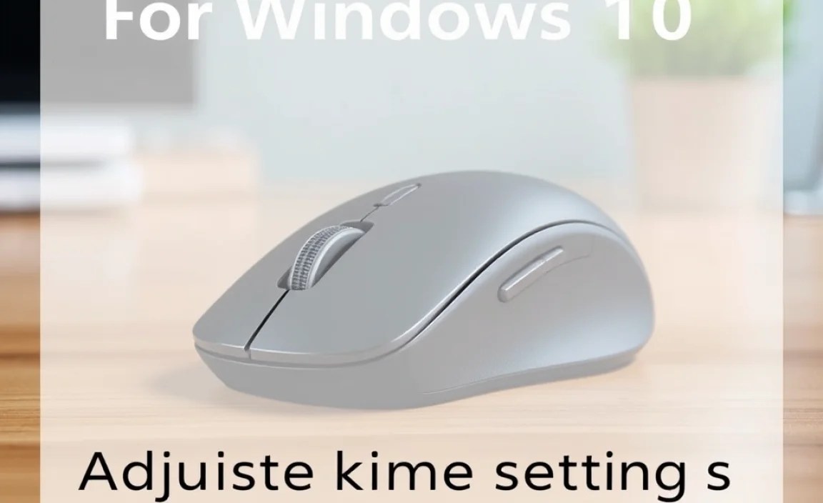 Adjusting Pointer Speed and Sensitivity