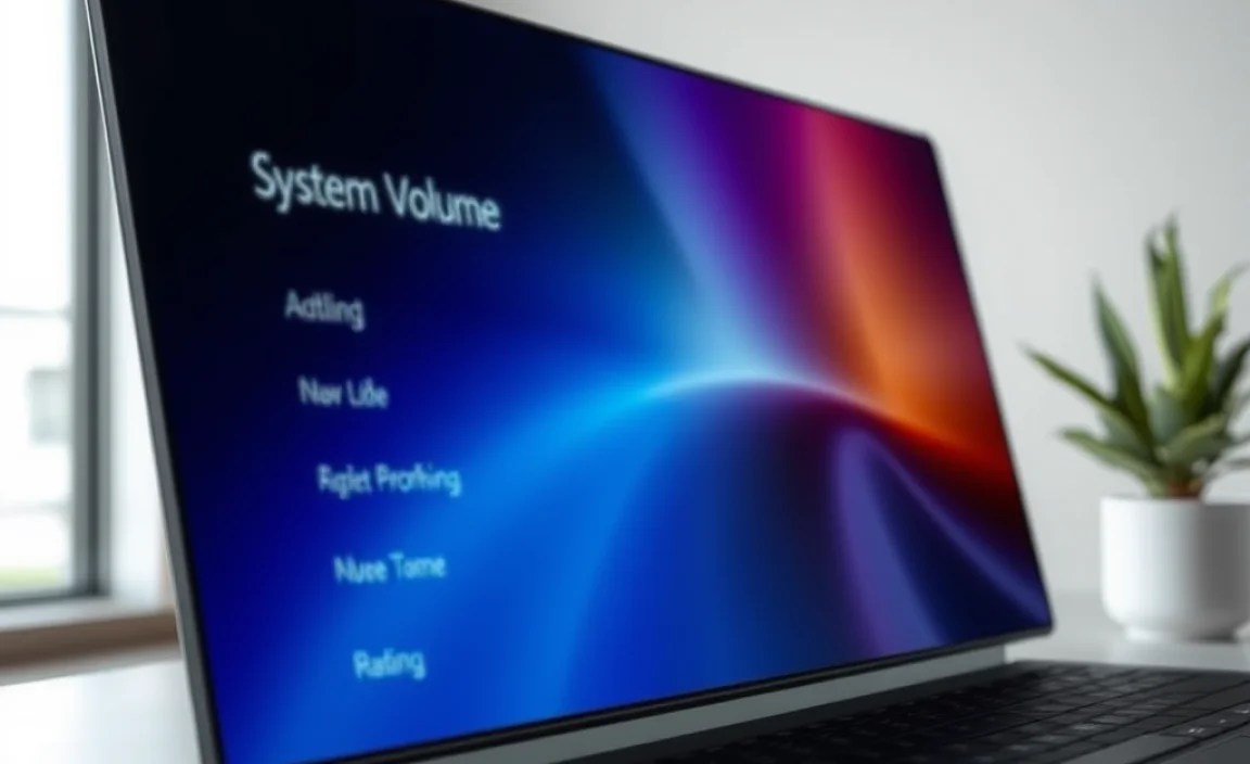 Adjusting System Volume