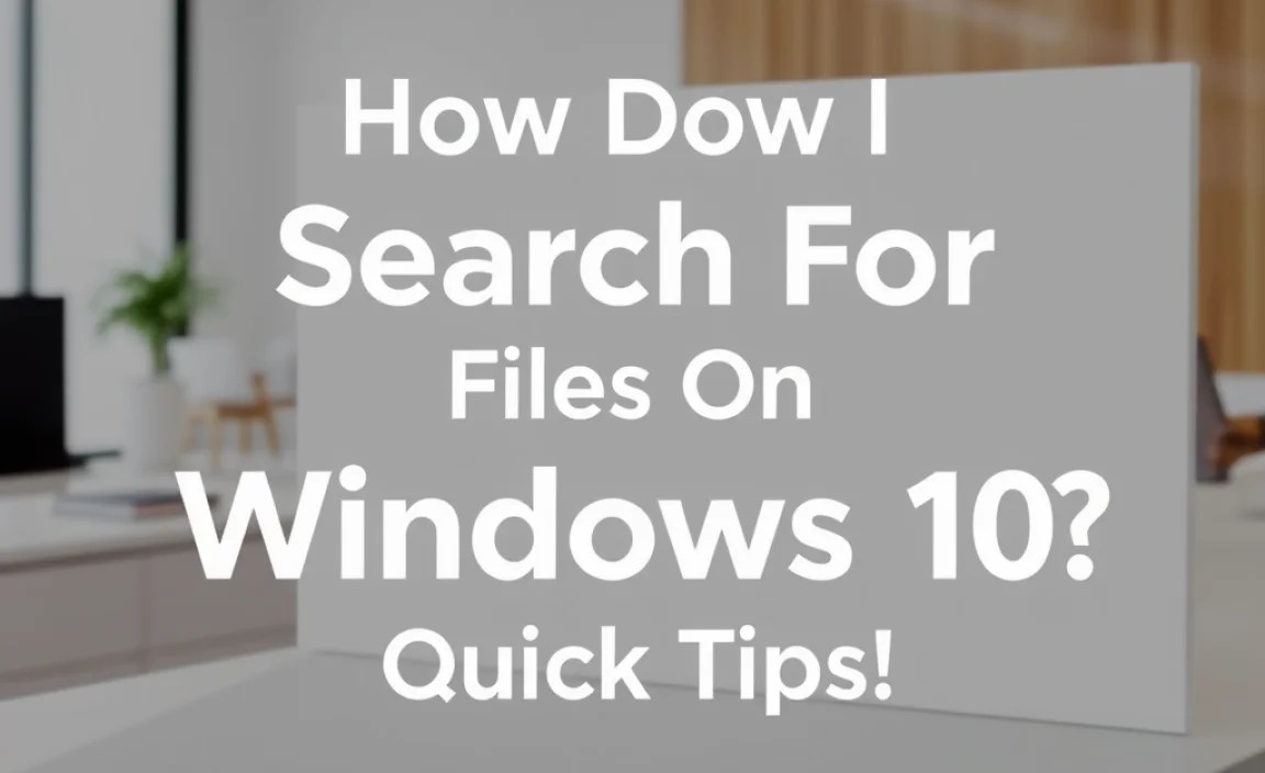 Advanced Search Options
