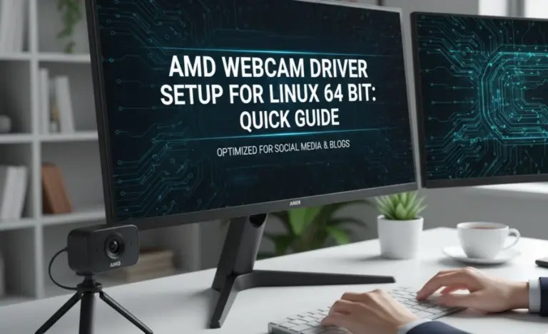 Amd Webcam Driver Setup For Linux 64 Bit: Quick Guide