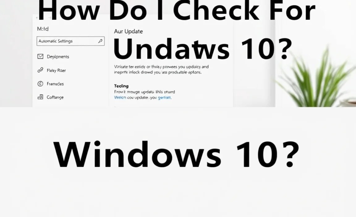 Automatic Update Settings