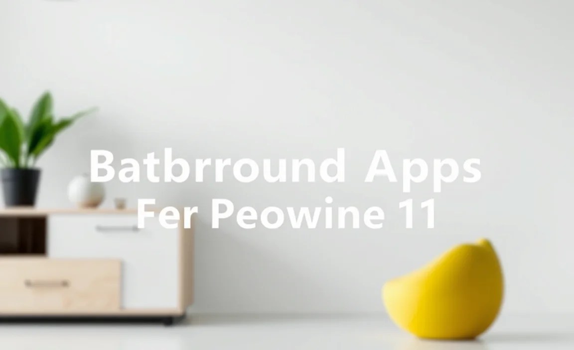 Background Apps Management