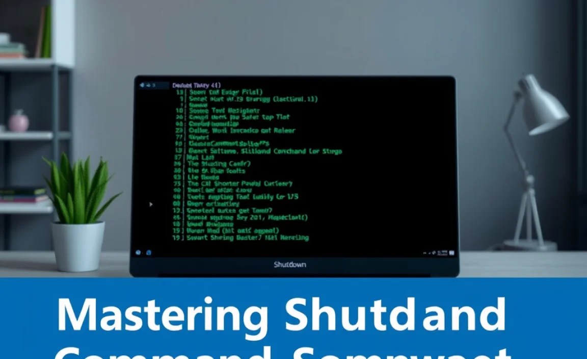 Basic Shutdown Command Syntax