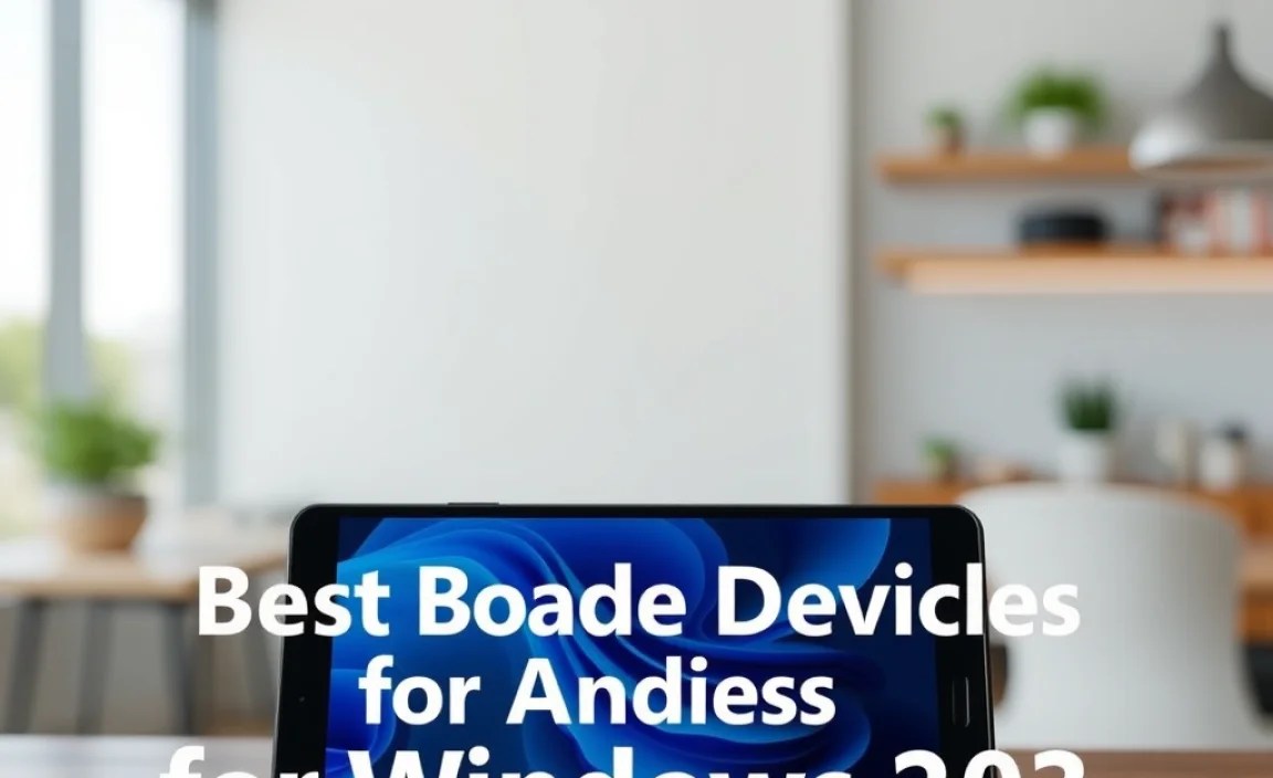 Best Android Devices for Windows 10