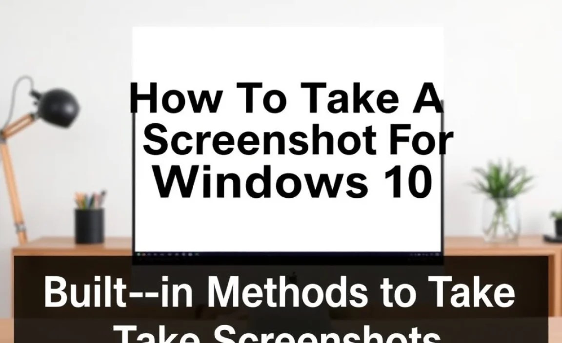 Built-in Methods to Take Screenshots