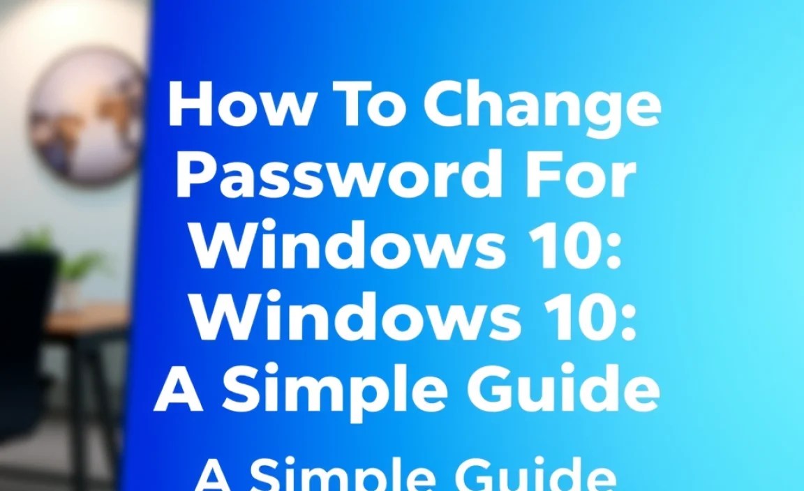 Changing Password via the Settings App
