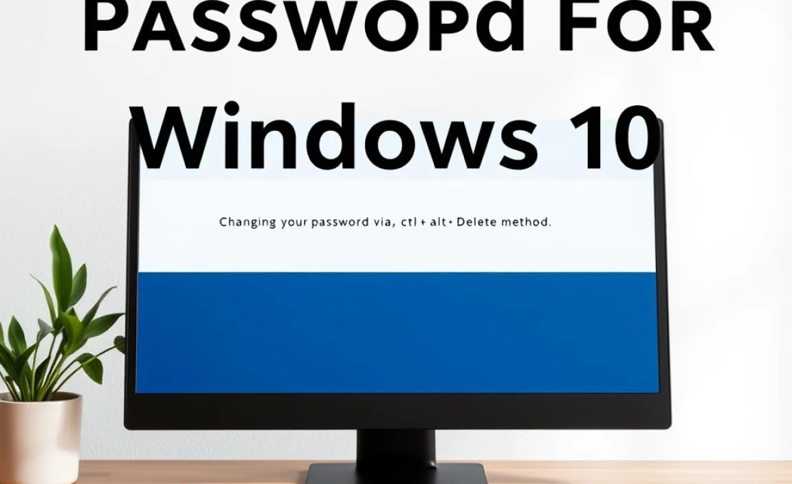 Changing Your Password via the Ctrl + Alt + Delete Method