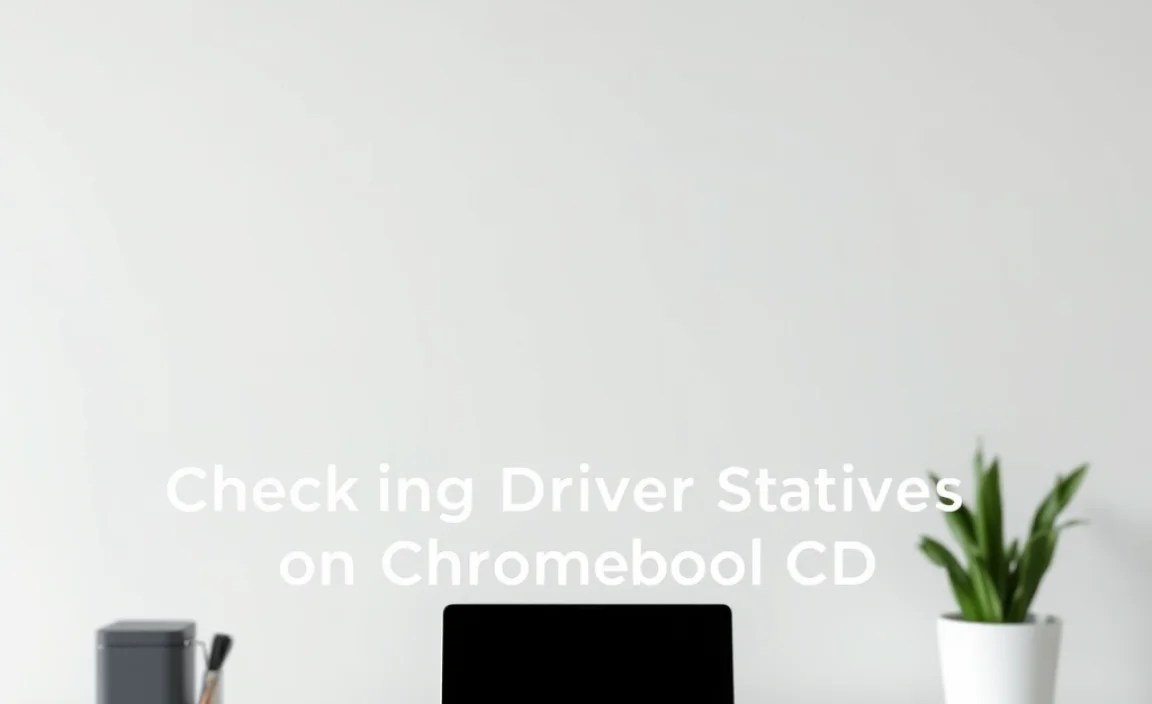 Checking Current Driver Status on Chromebook
