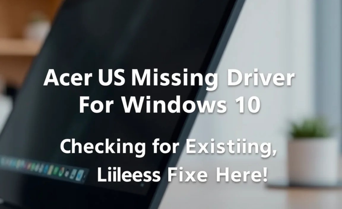 Checking for Existing Drivers