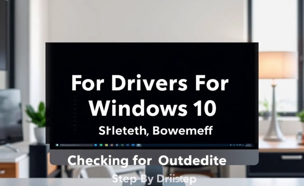 Checking for Outdated Drivers