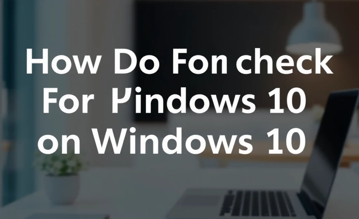 Checking for Updates Manually