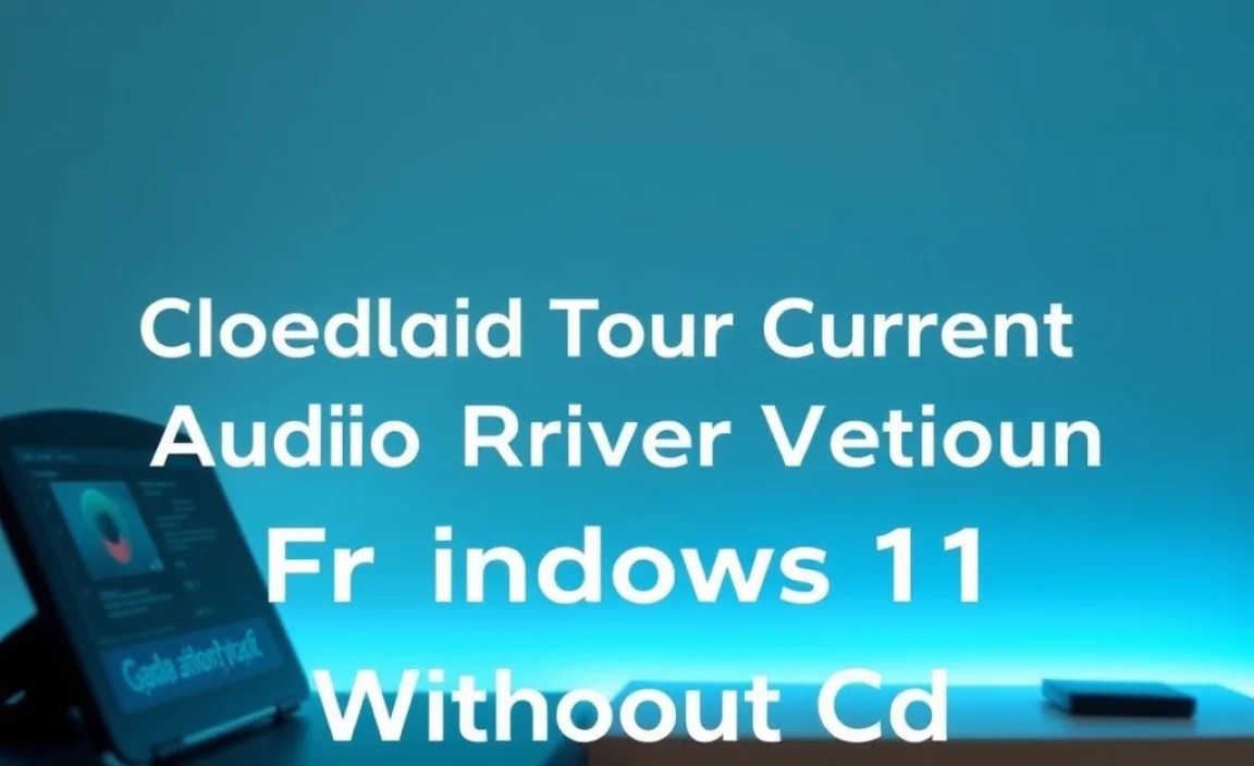 Checking Your Current Audio Driver Version