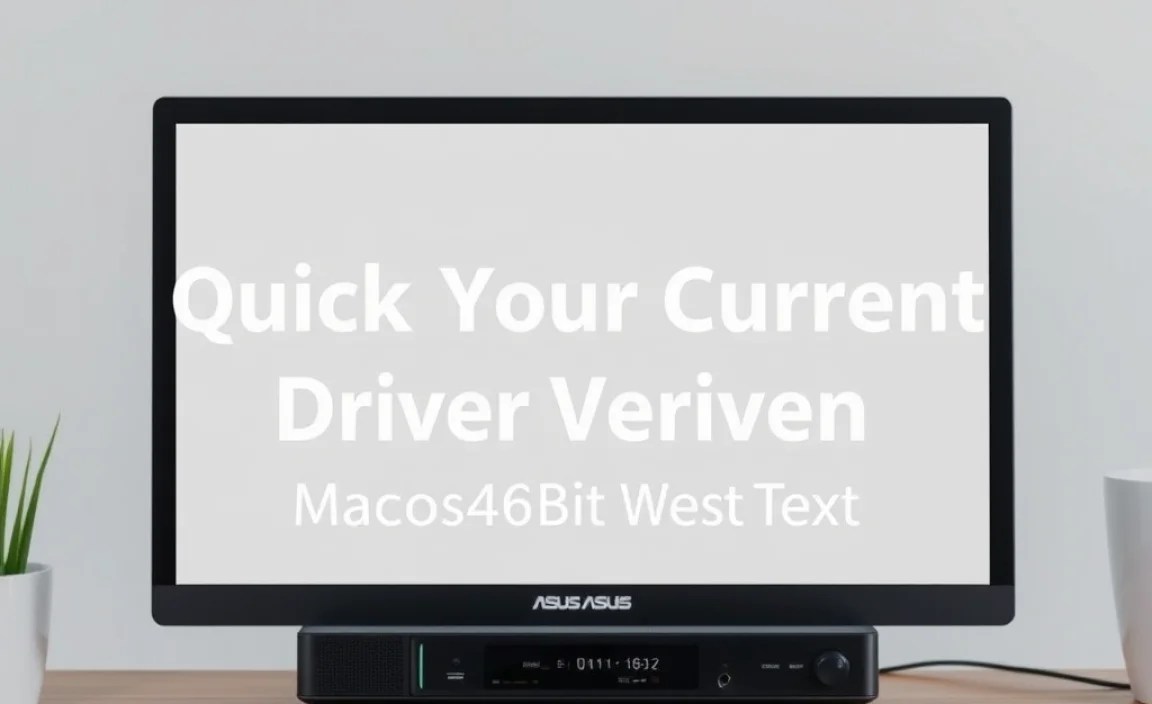 Checking Your Current Driver Version