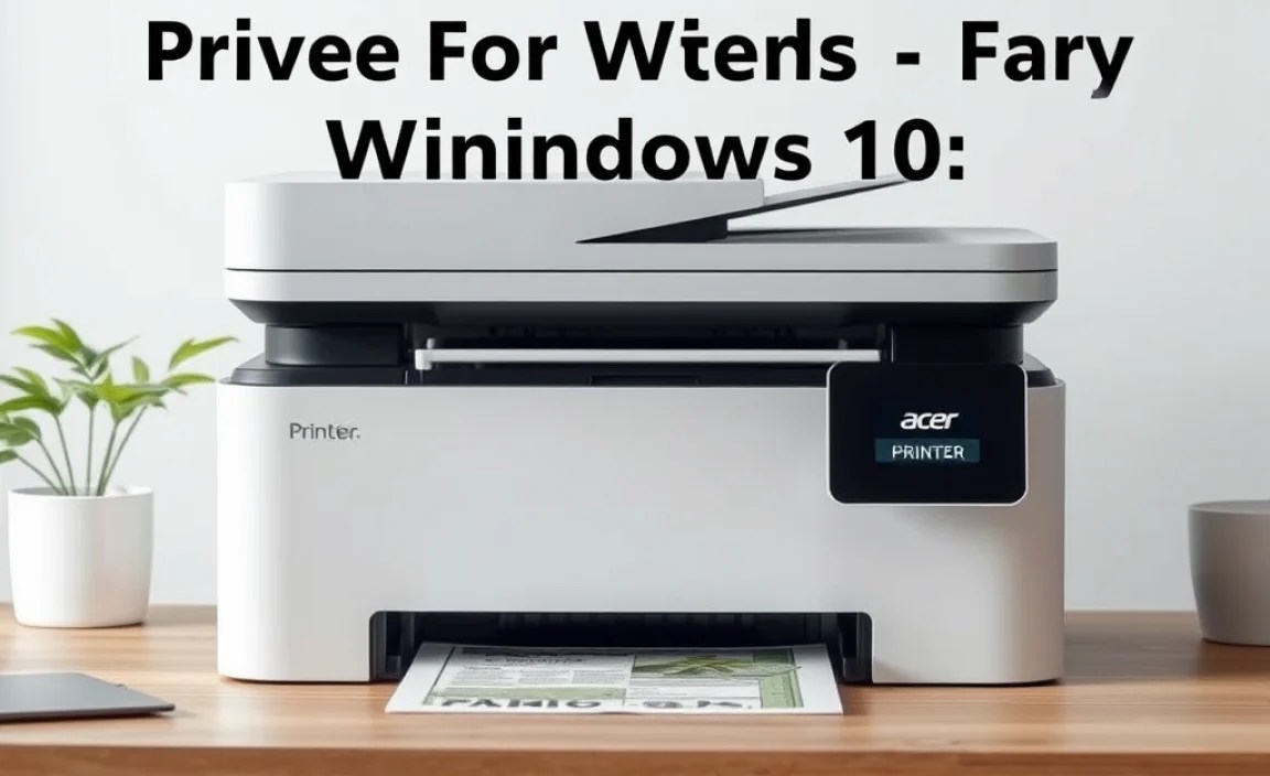 Common Issues with Acer Printer Drivers on Windows 10