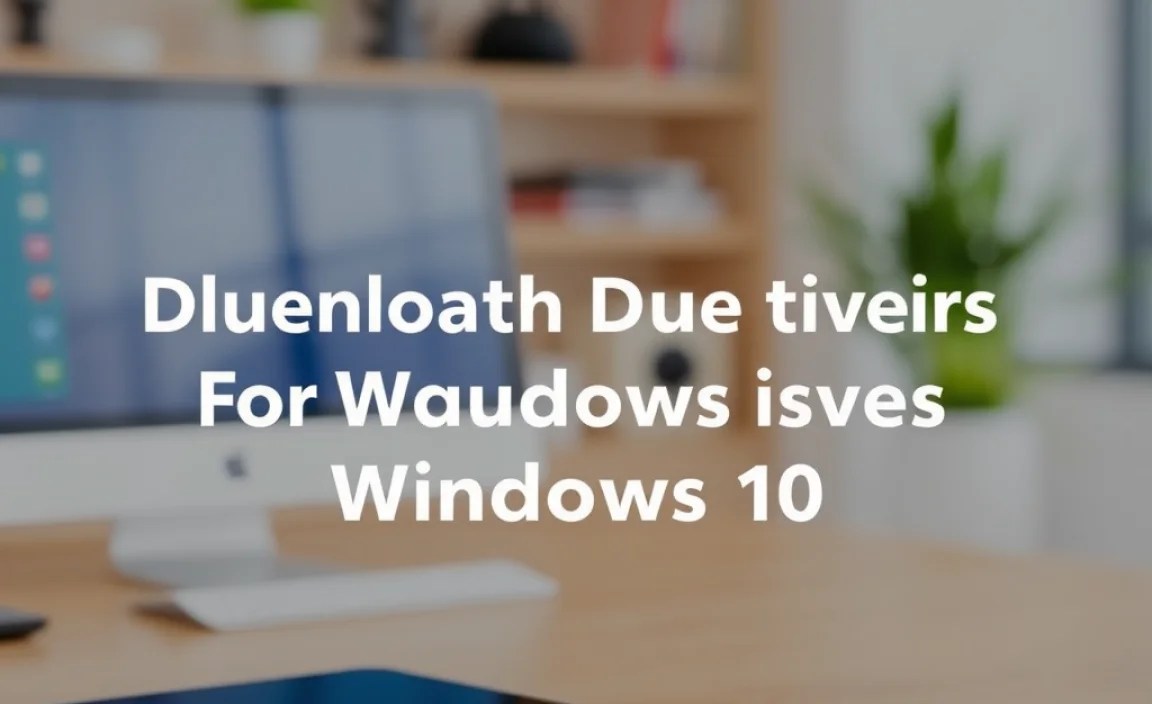 Common Issues with Bluetooth Drivers on Windows 10