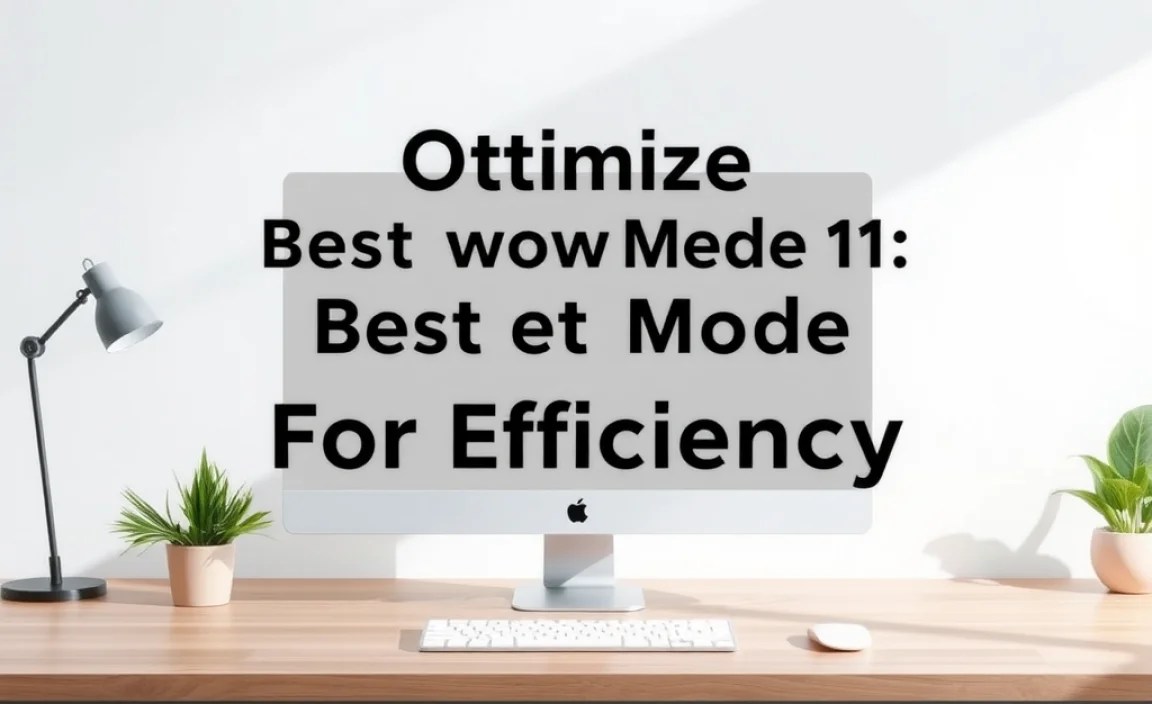 Comparing Power Modes: Performance vs. Efficiency