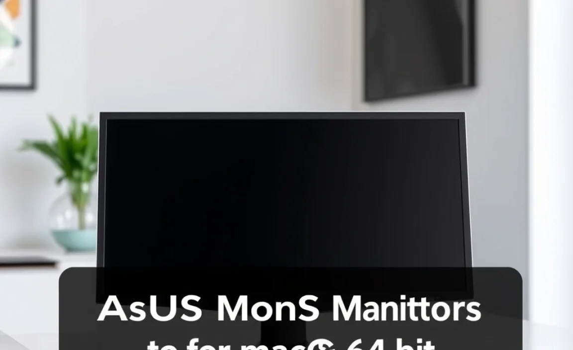 Compatible ASUS Monitors for macOS 64-bit