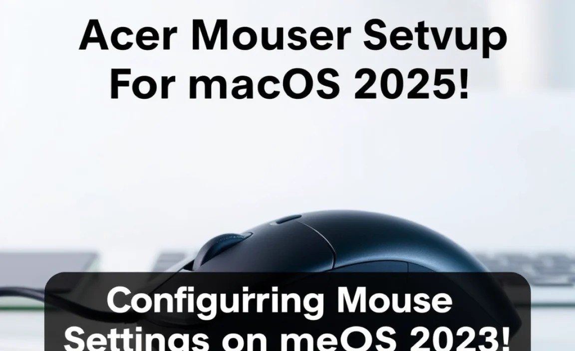 Configuring Mouse Settings on macOS 2025