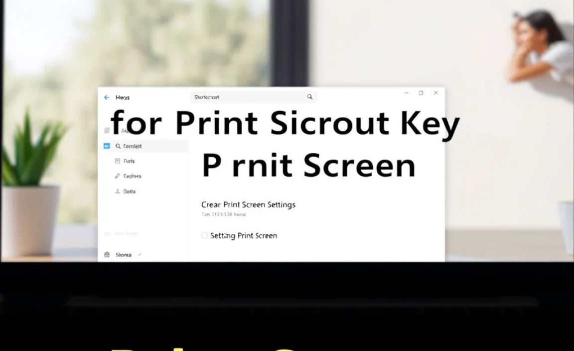 Configuring Print Screen Settings