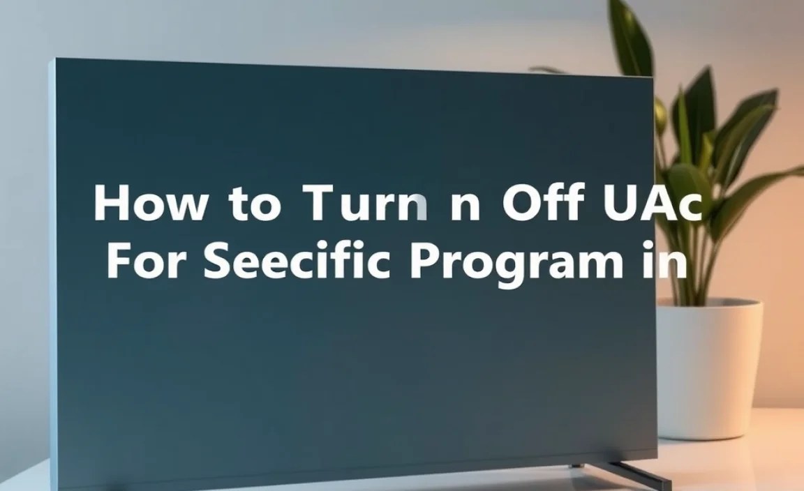 Configuring UAC Settings via Control Panel