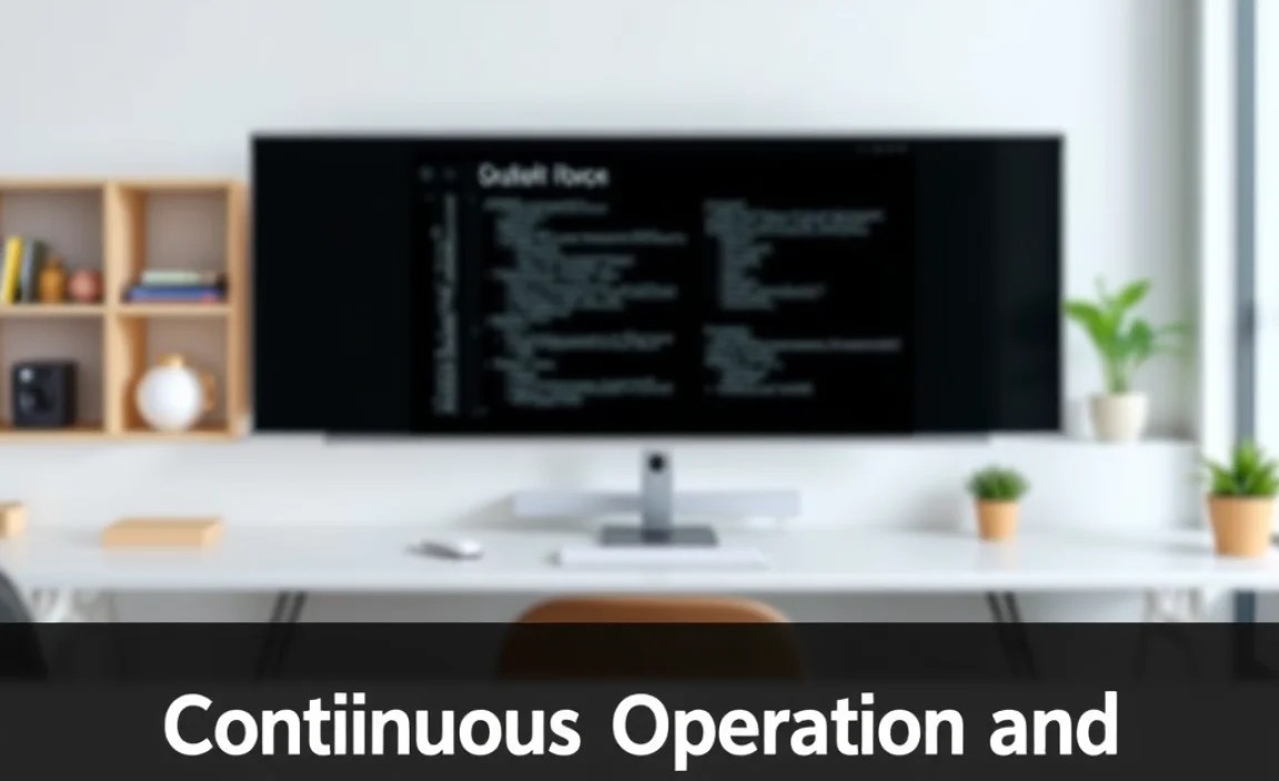 Continuous Operation and Background Processing