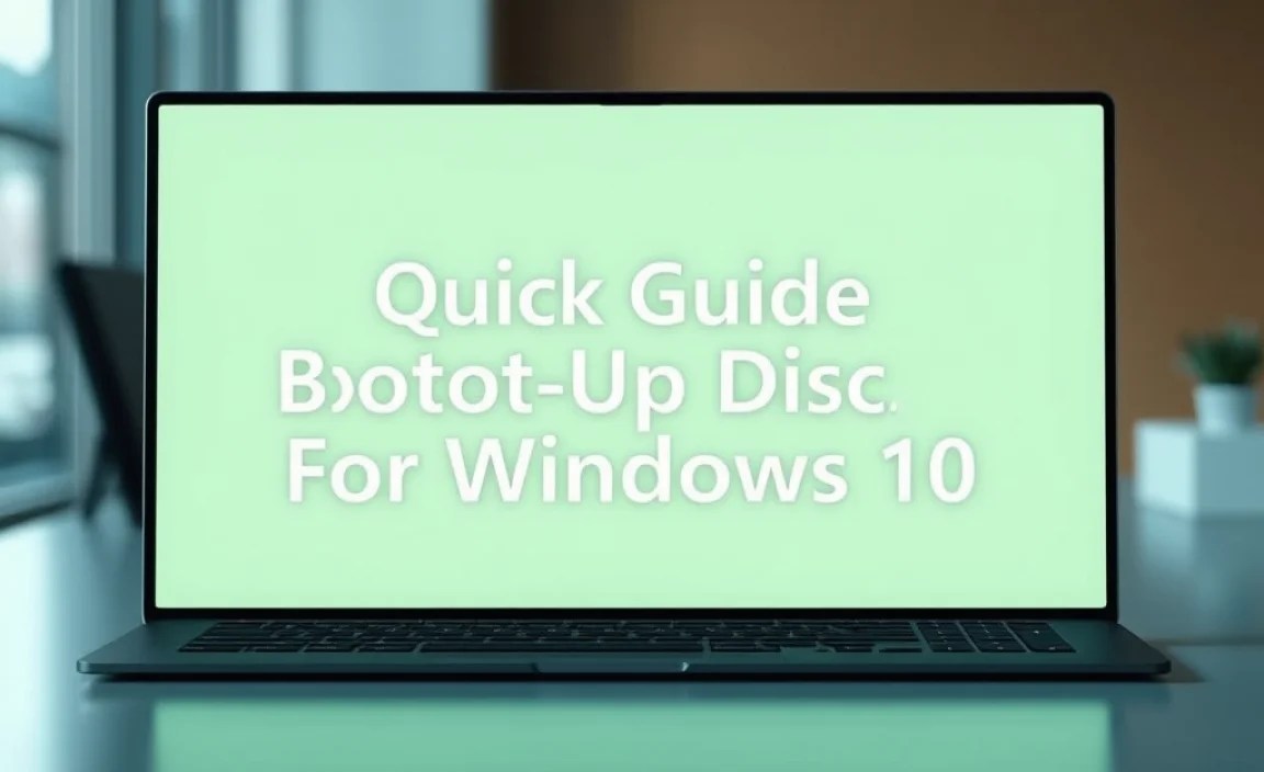 Creating a Boot Up Disc for Windows 10
