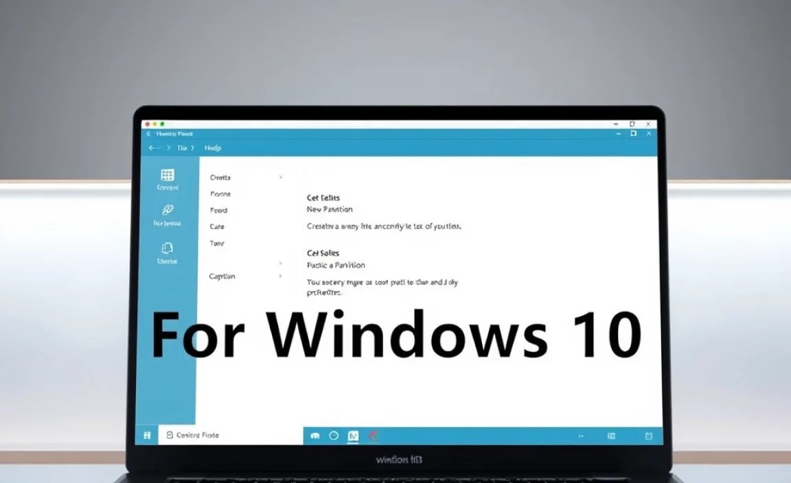 Creating a New Partition
