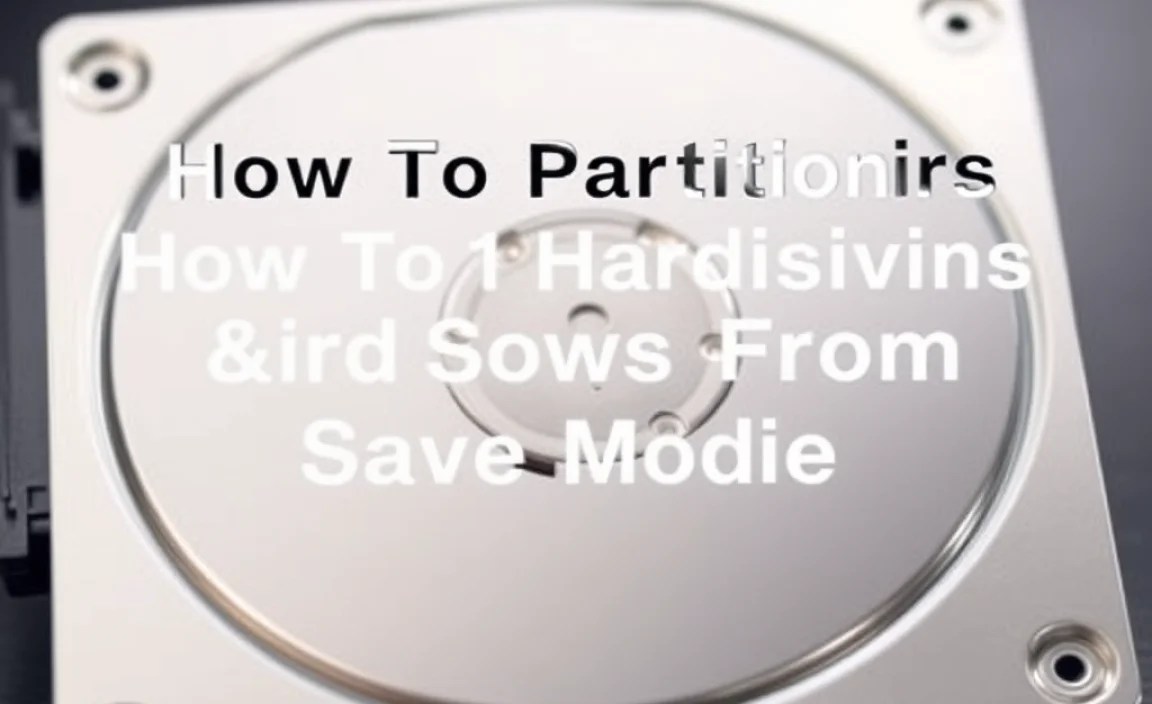 Creating a New Partition
