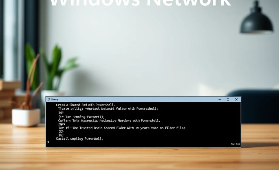 Creating a Shared Folder with PowerShell