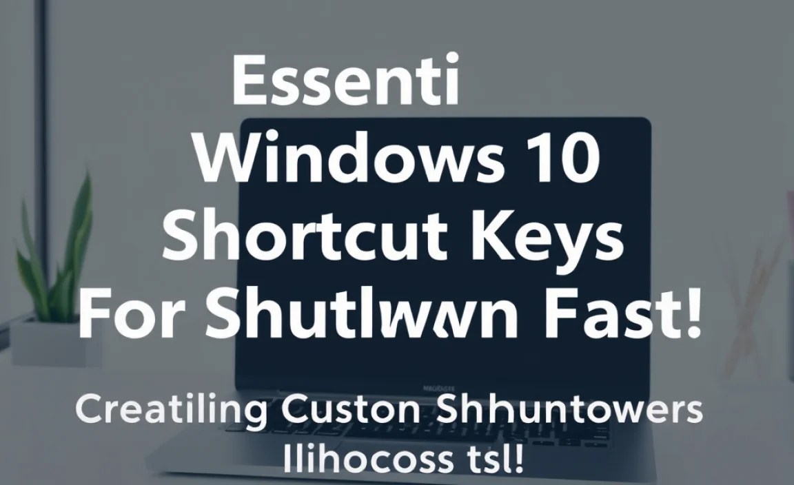 Creating Custom Shutdown Shortcuts