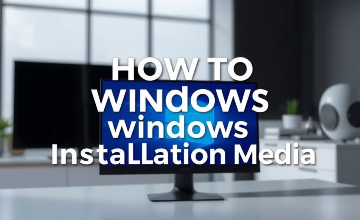 Creating Windows Installation Media