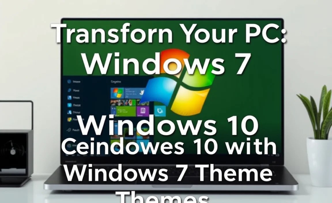 Customizing Windows 10 with Windows 7 Themes
