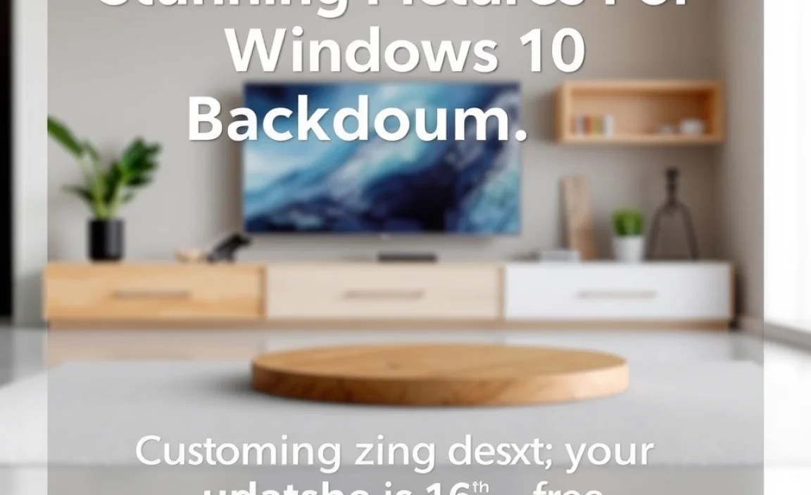 Customizing Your Windows 10 Background