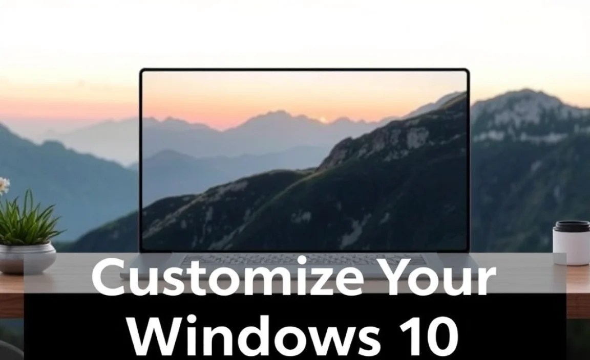 Customizing Your Windows 10 Background