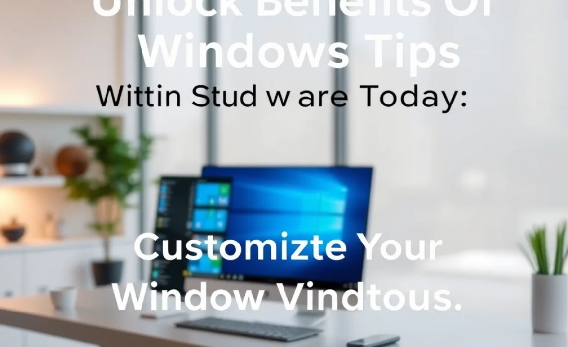 Customizing Your Windows Experience