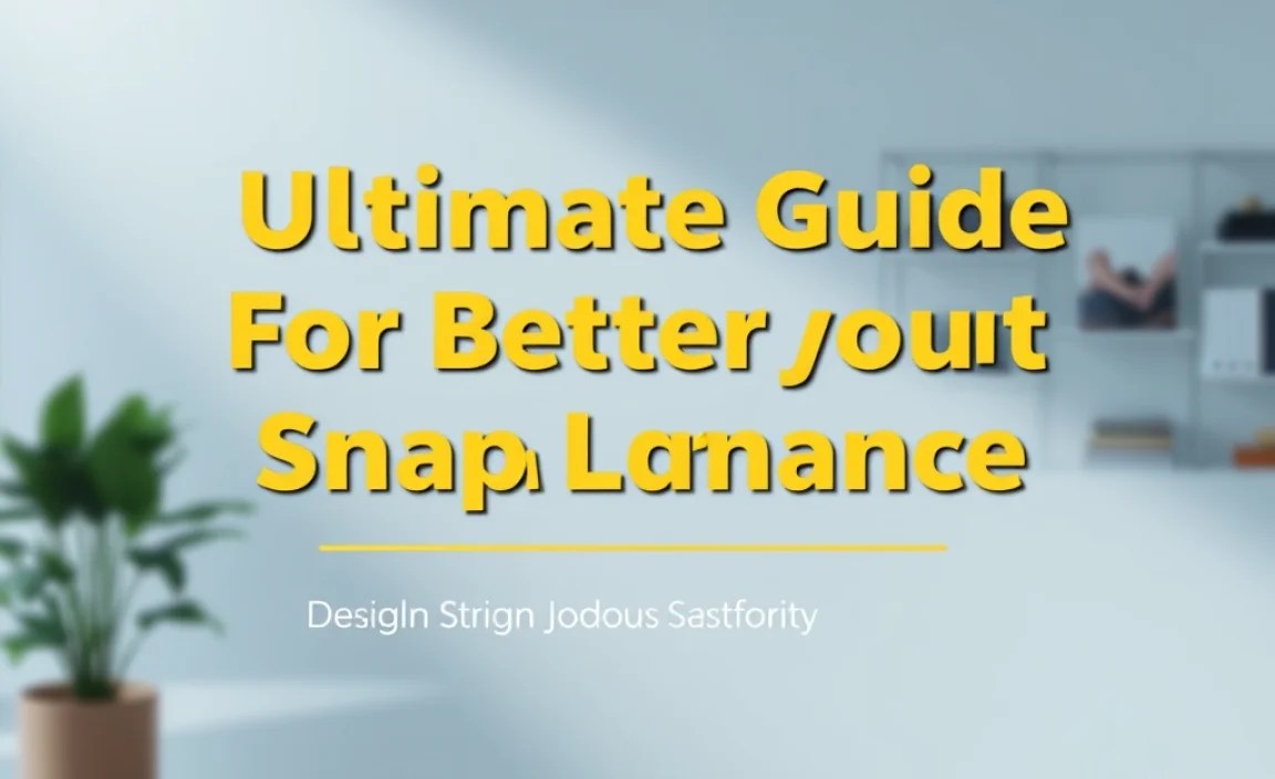 Designing Effective Snap Layouts