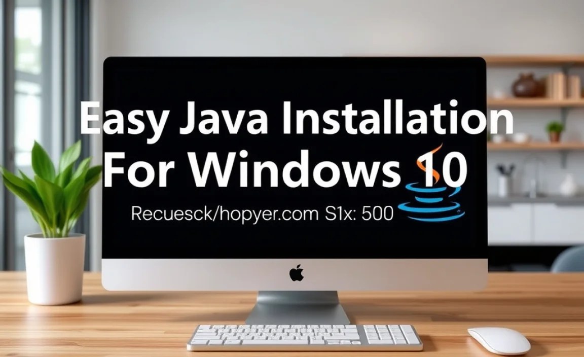 Downloading the Java Installer