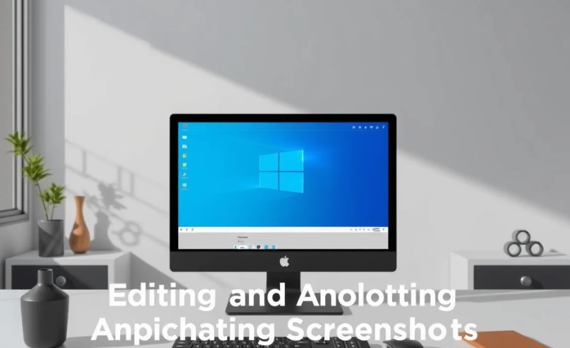 Editing and Annotating Screenshots