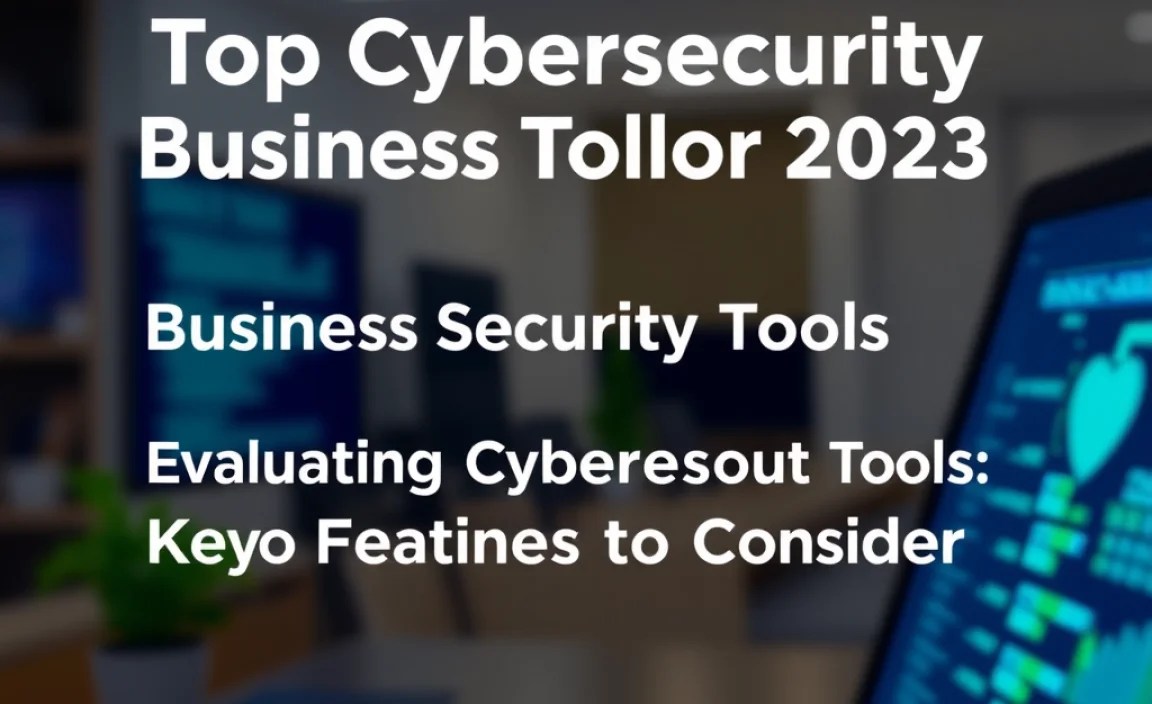 Evaluating Cybersecurity Tools: Key Features to Consider