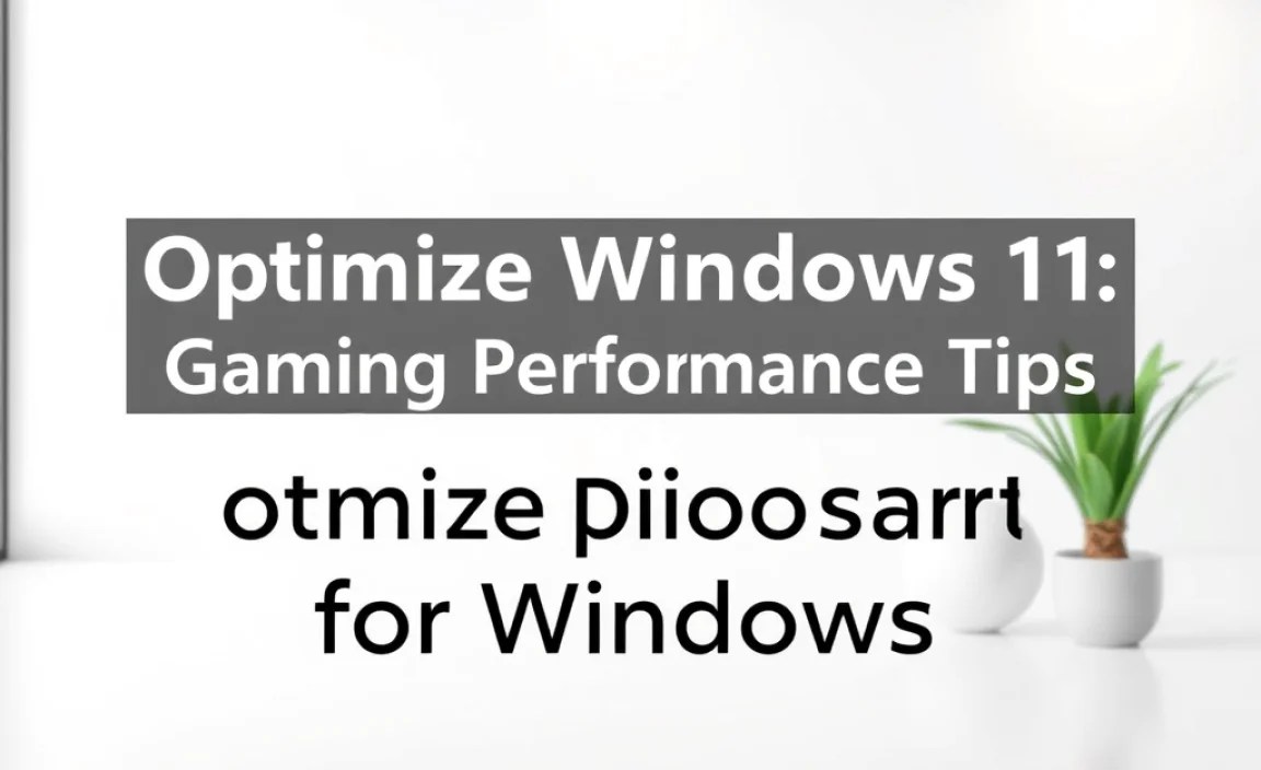 Graphics Card Optimization for Windows 11