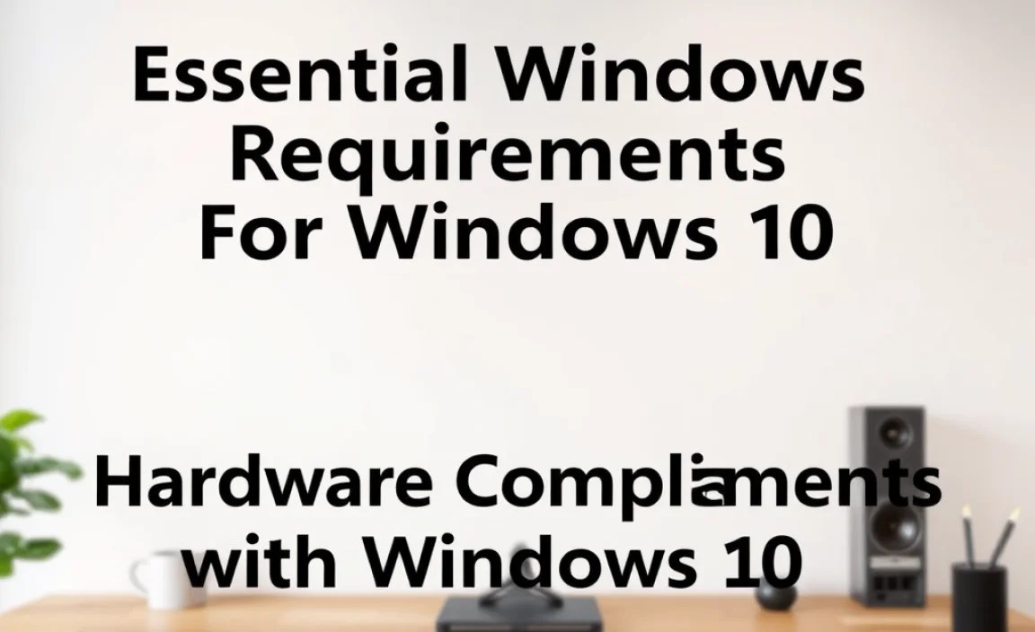 Hardware Compatibility with Windows 10