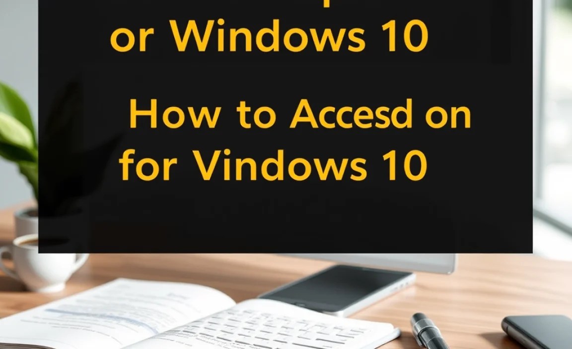 How to Access Notepad on Windows 10