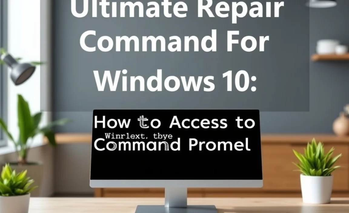How to Access the Command Prompt