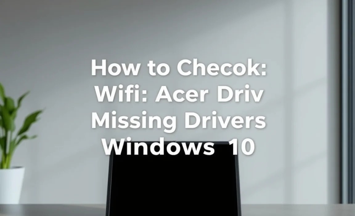 How to Check for Missing Drivers