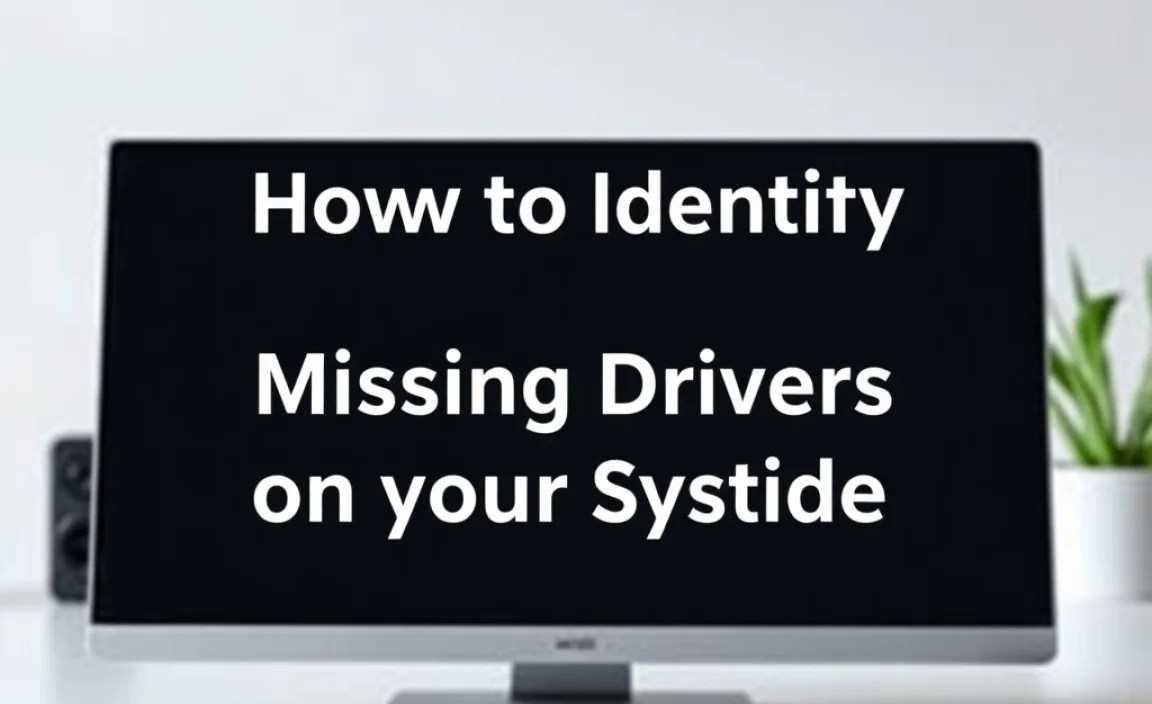 How to Identify Missing Drivers on Your System