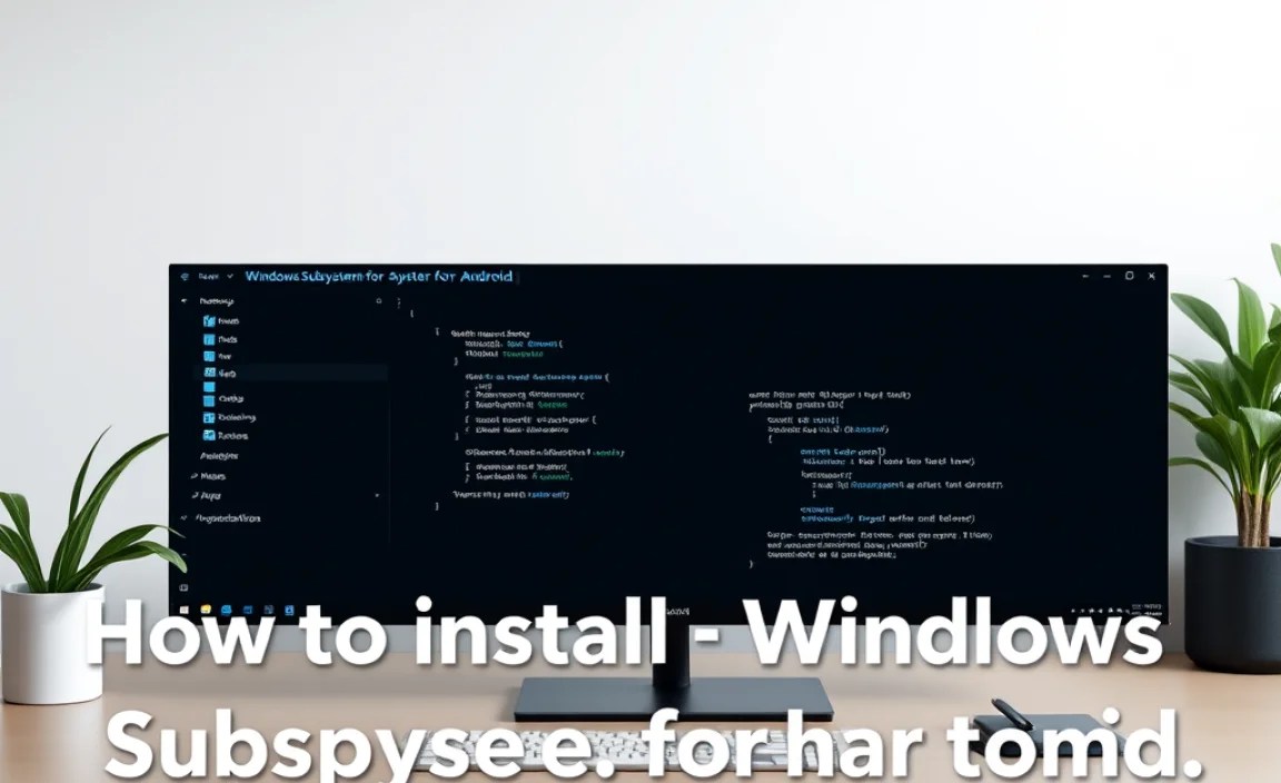 How to Install Windows Subsystem for Android