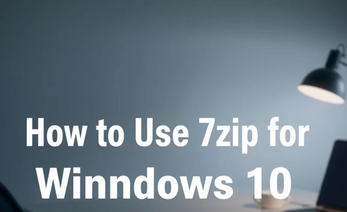How to Use 7zip for File Compression