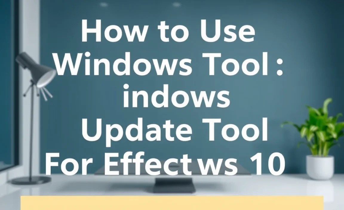 How to Use the Windows Update Tool Effectively