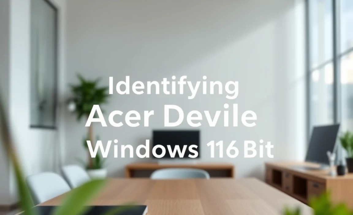 Identifying Your Acer Device