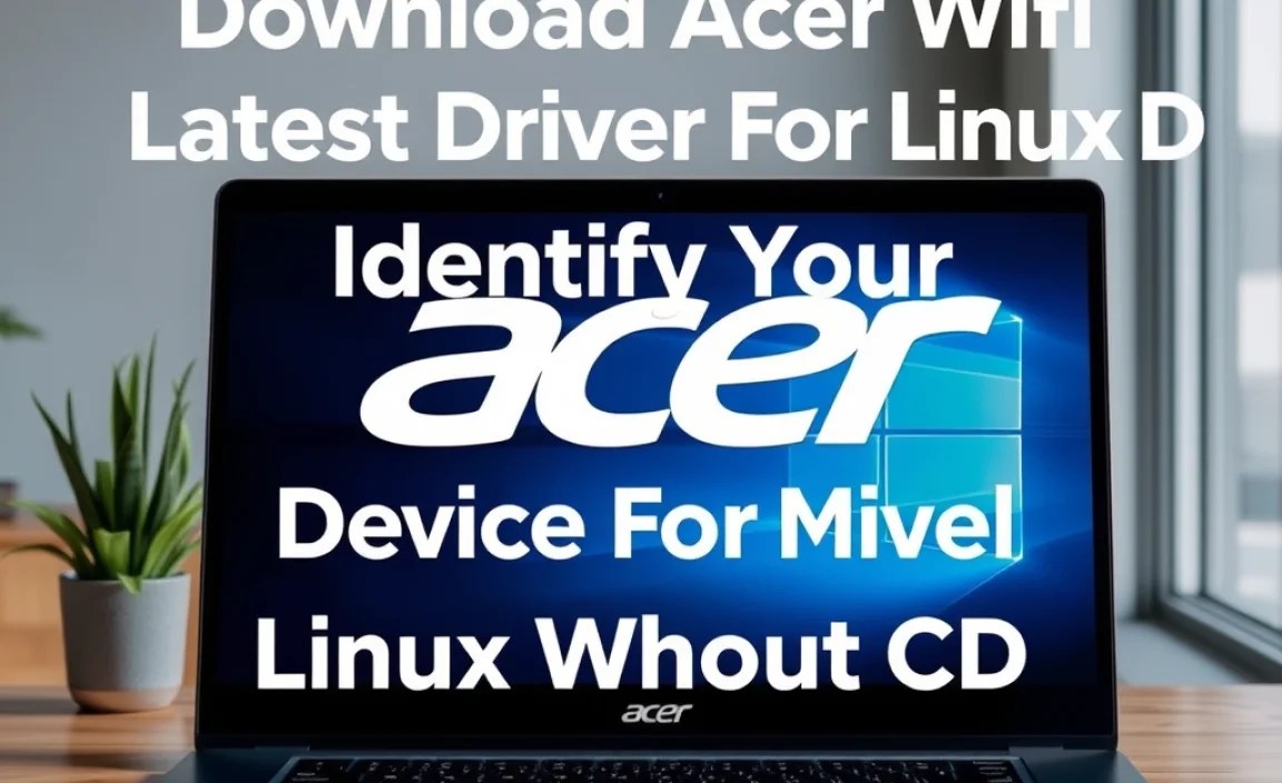Identifying Your Acer Device Model